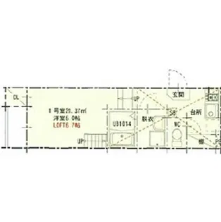 Glanz【1階】の間取り