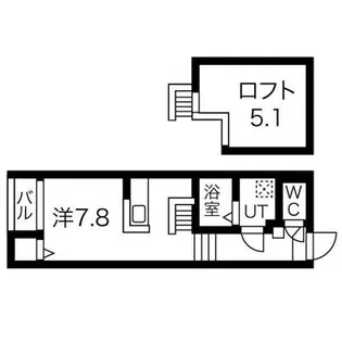 ASTERIA新栄【202号室】の間取り
