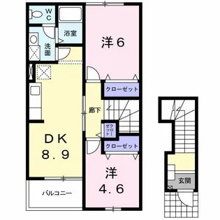 ベラ・カーザⅢ【2階】の間取り