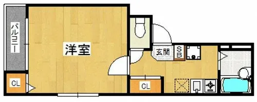 ルミエールカーナ【3階】の間取り