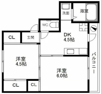 ヴィラナリー大和郡山1号棟【2階】の間取り