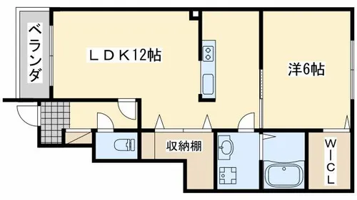 YsBizりんくう【1階】の間取り