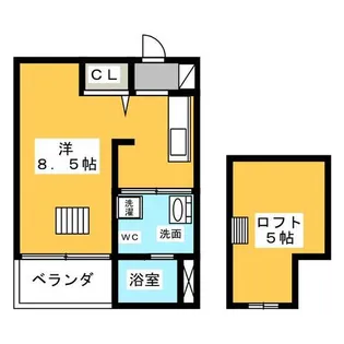 クオリア瑞穂【1階】の間取り