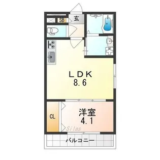 AVANTIO ASAKAYAMA【3階】の間取り