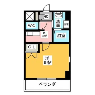 アイン橘【4階】の間取り