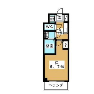 オーキッドレジデンス鶴舞【10階】の間取り