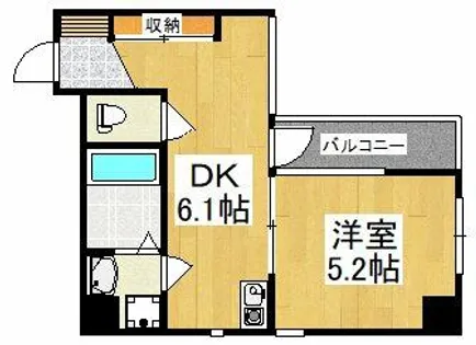 ハイネス・センターコート【5階】の間取り