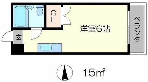 センチュリーハイツコスモ【1階】の間取り