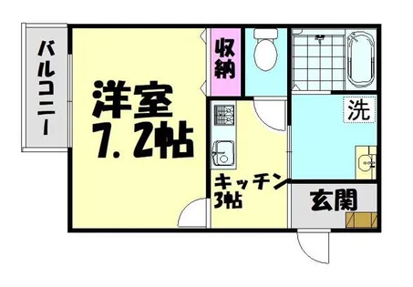 レナート市場西【2階】の間取り