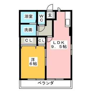 ピュアシャイン【1階】の間取り