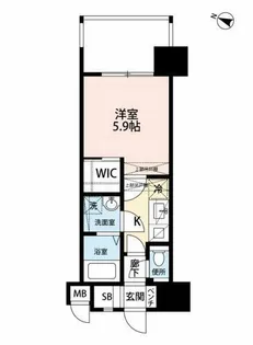 サヴォイ ラ・サブリエール【12階】の間取り