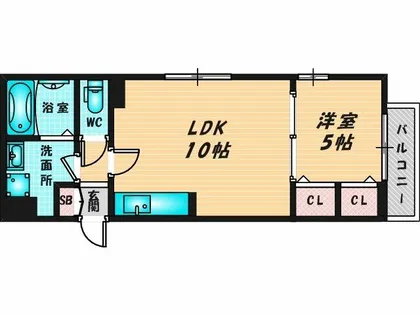 ラガーコート【2階】の間取り
