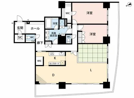 KOKURA TOWER【2504号室】の間取り