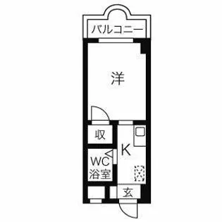 クレールショーワII【4I号室】の間取り