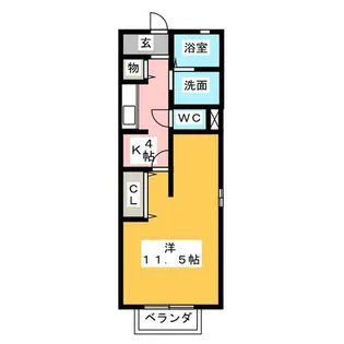 アーバンコート【1階】の間取り
