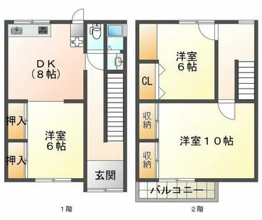 兵庫県神戸市垂水区千代が丘1丁目【一戸建】の間取り