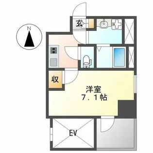 エスプレイス上前津レガシー【5階】の間取り