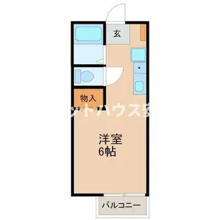 サンリバー宮前【106号室】の間取り