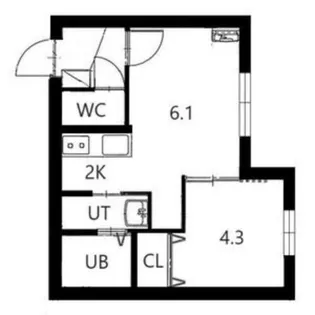 Lagom N15【1階】の間取り