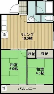 メゾン石川【1階】の間取り