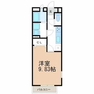 アムール 2008【202号室】の間取り
