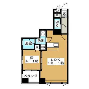 Felice Izumi【10階】の間取り