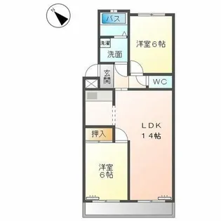 小笠原マンション【303号室】の間取り