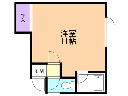 コーポあい【203号室】の間取り
