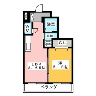 グレイスコート【2階】の間取り