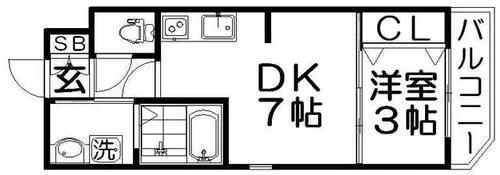 AveniruⅡ【3階】の間取り