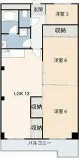 第2大嶽ビル【8階】の間取り