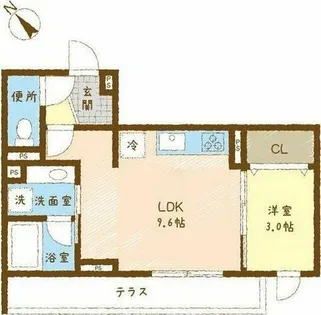 リアン【2階】の間取り