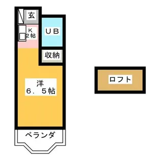 ヒルトップA【2階】の間取り