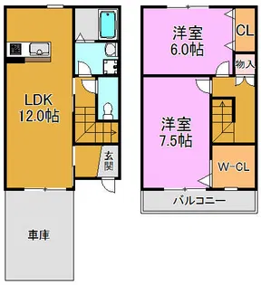 レジーナの杜【1階】の間取り