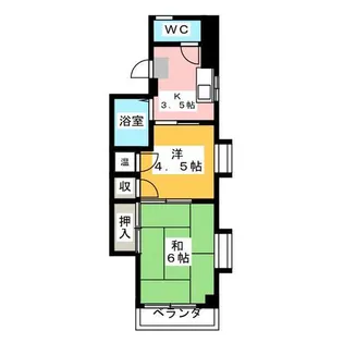 第2正木ビル【5階】の間取り