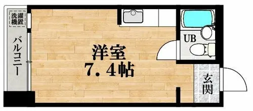 ビューシャルム上本町【502号室】の間取り