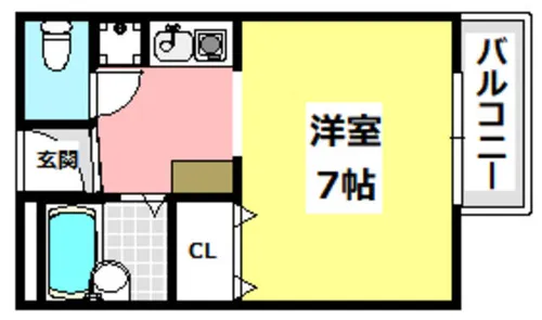 メゾン・アエロスタ【4階】の間取り