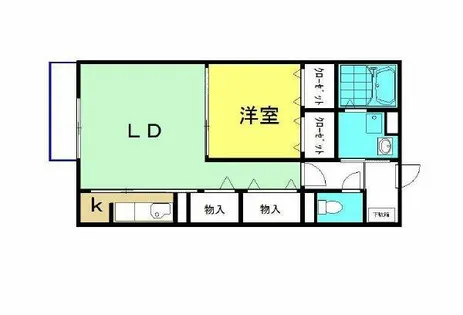 ボヌールII【202号室】の間取り