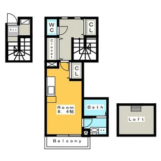 グリーン リヴ【2階】の間取り