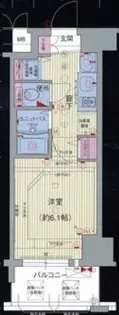プレサンス大阪城公園パークプレイス【313号室】の間取り