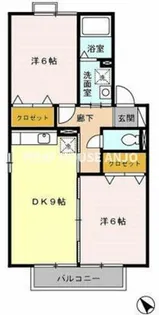 クレール マルシェ【2階】の間取り