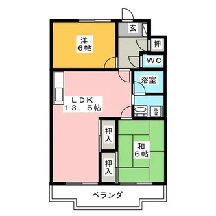 レジデンス羽田【3階】の間取り