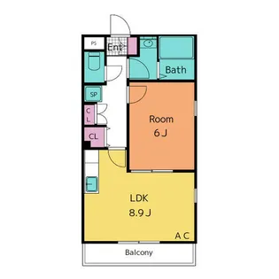 グリシナ【2階】の間取り