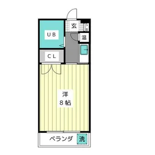 シャルム西畑【406号室】の間取り