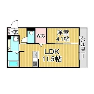 福岡県大野城市瓦田4丁目【アパート】の間取り