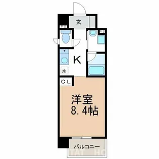 La Luce【8階】の間取り