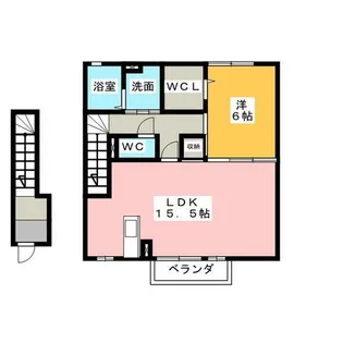 ビラ カメリヤ【2階】の間取り
