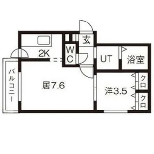 ルーエN15【3階】の間取り