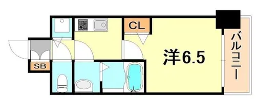プレサンス神戸元町【9階】の間取り