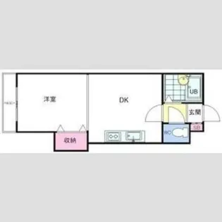 エスポアール平岸【312号室】の間取り